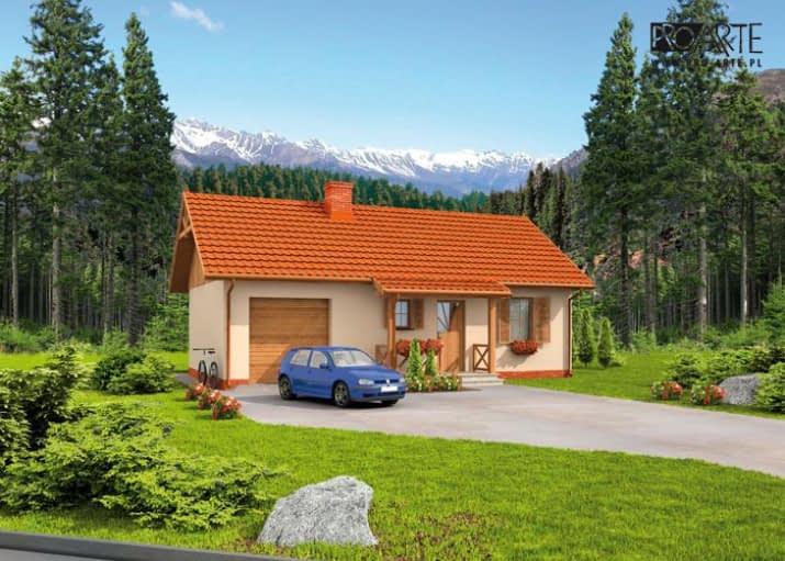 AVERNO dom letniskowy - wizualizacja 2