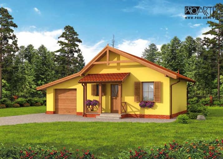 BOLZANO dom letniskowy - wizualizacja 2