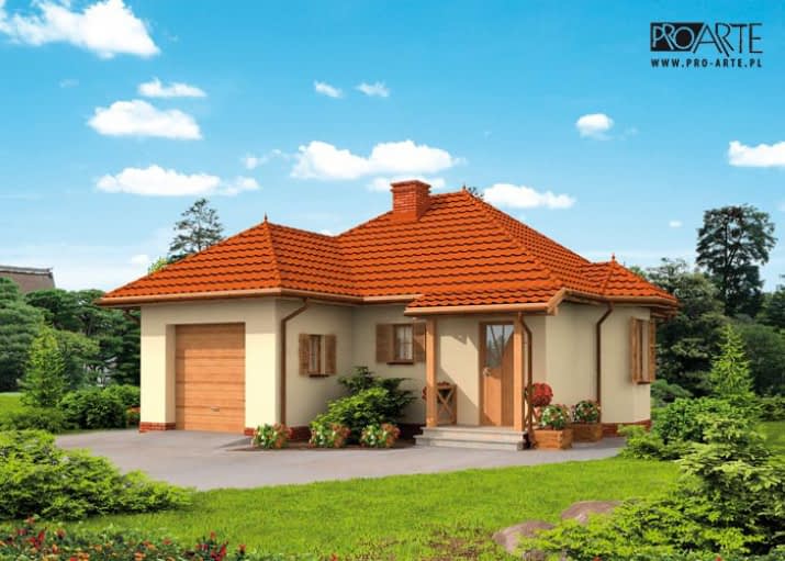 KANSAS dom letniskowy - wizualizacja 2