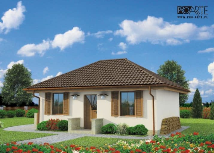 BAYAMO szkielet drewniany, dom letniskowy - wizualizacja 2