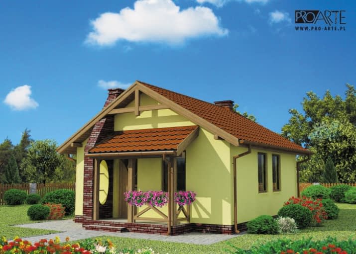 MARMARIS dom letniskowy szkielet drewniany - wizualizacja 2