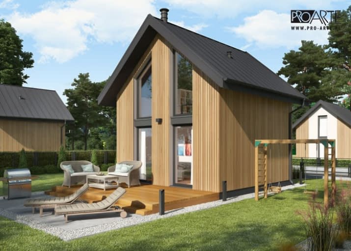 LIDO 2 C dom mieszkalny, całoroczny z antresolą - wizualizacja 2