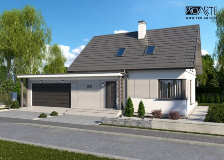 SEVILLA 3B z podwójnym garażem - wizualizacja 2