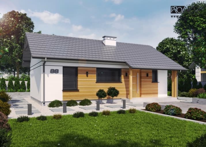 MIAMI dom letniskowy - wizualizacja 2