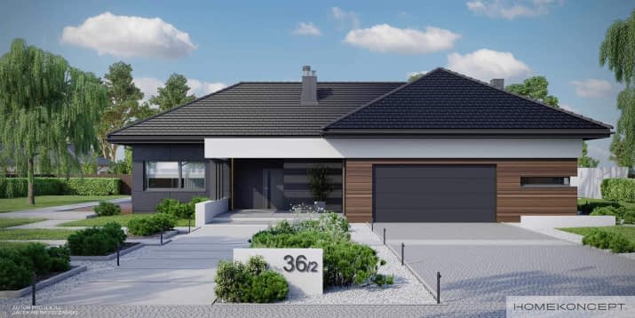 HOMEKONCEPT 36 wariant 02 - wizualizacja 2