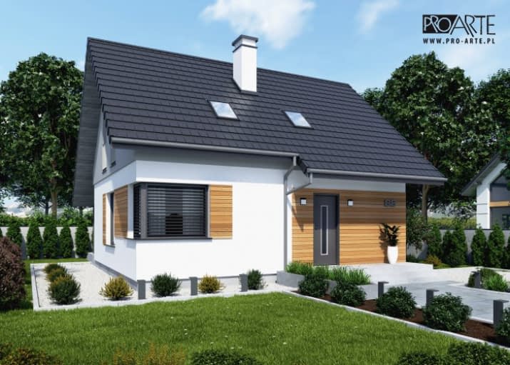 SANTORINI 2 szkielet drewniany - wizualizacja 2