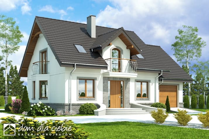 Dom Dla Ciebie 3 z garażem - wizualizacja 2