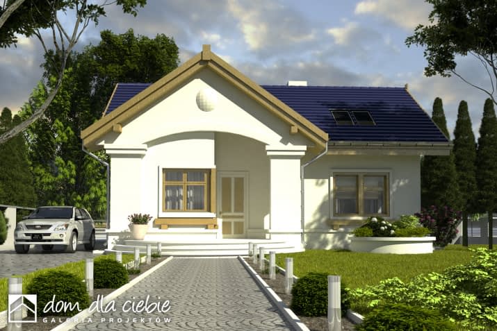 Drozd bez garażu - wizualizacja 2