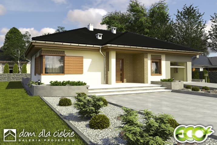 Jerzyk II z garażem - wizualizacja 2