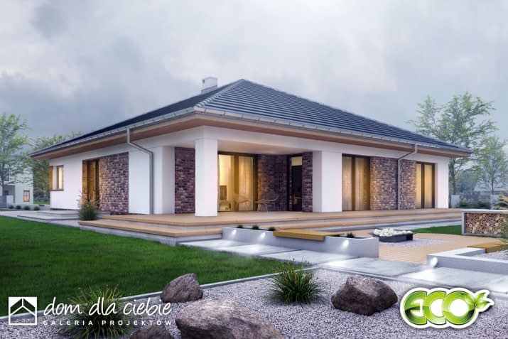 Pogodna z garażem 2st. - wizualizacja 2