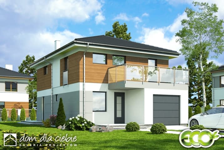 Zyta z garażem - wizualizacja 2