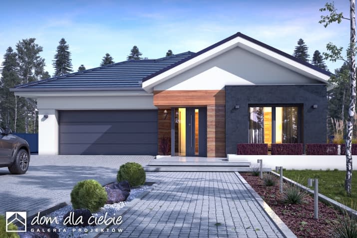 Galena II z garażem 2st. - wizualizacja 2