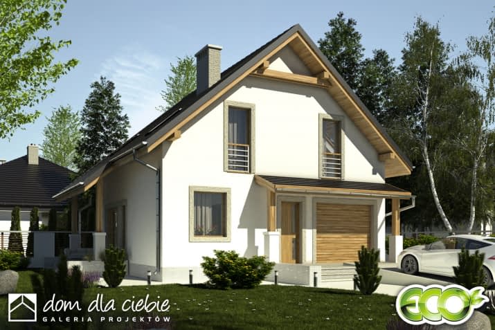 Turkawka II z garażem - wizualizacja 2