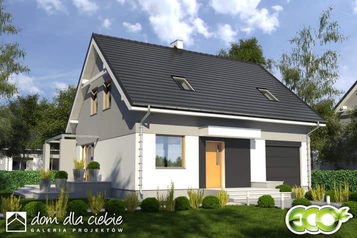 Monika z garażem - wizualizacja 2