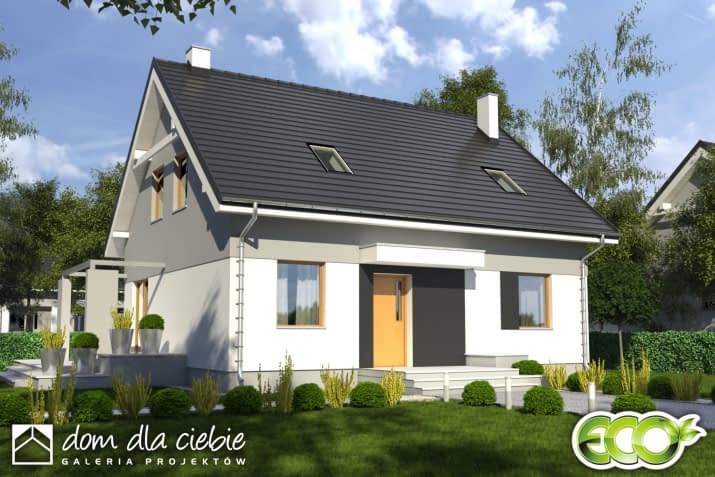 Monika III bez wiaty - wizualizacja 2