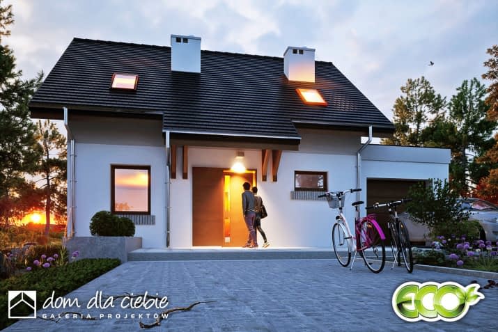 Figa z garażem - wizualizacja 2