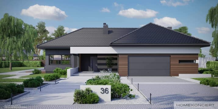 HOMEKONCEPT 36 - wizualizacja 2