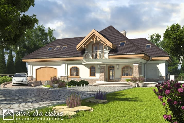 Dzierlatka IV z garażem 2st. - wizualizacja 2