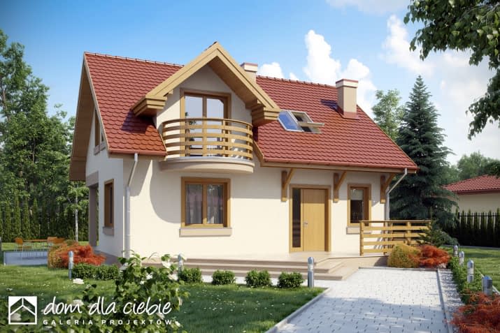 Sikorka bez garażu - wizualizacja 2