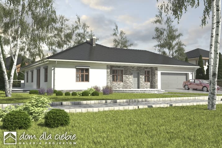 Helenka II z garażem 2st. - wizualizacja 2