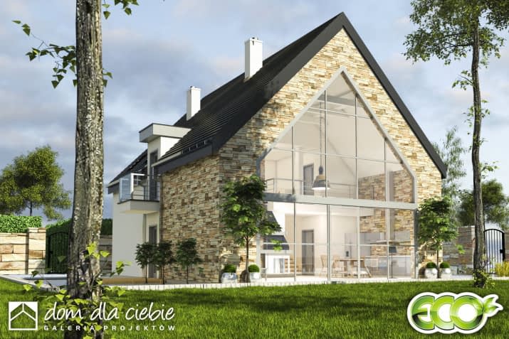 Bernikla III z garażem - wizualizacja 2