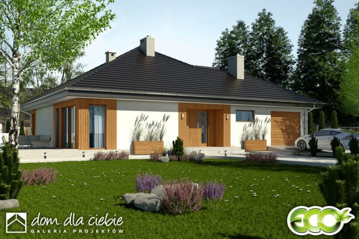 Kalandra z garażem - wizualizacja 2