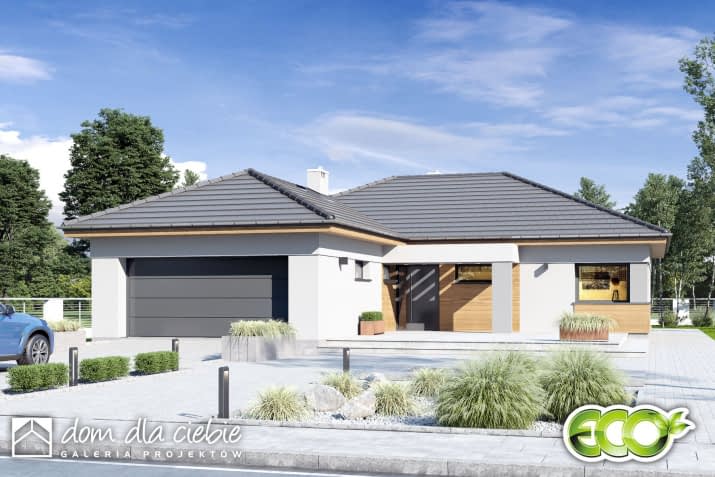 Cyrus III z garażem 2st. - wizualizacja 2