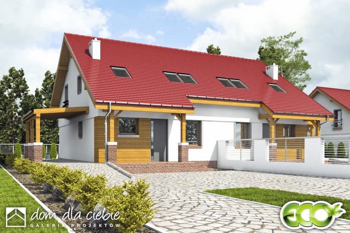 Agat II A-BL2 z wiatą - wizualizacja 2