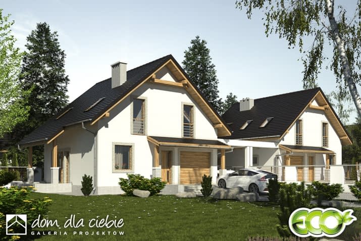 Turkawka II bliźniak A1-BL - wizualizacja 2