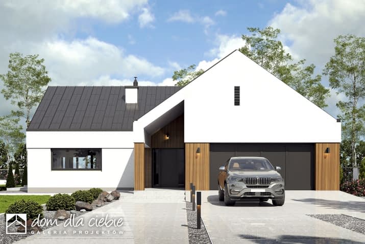 Magnetyt II z garażem 2st. - wizualizacja 2