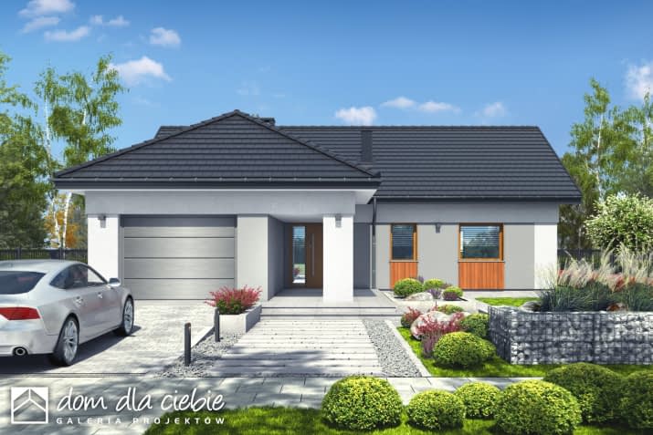 Kaja z garażem - wizualizacja 2