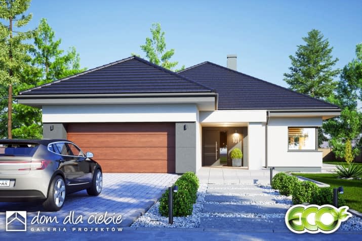 Laura z garażem 2st. - wizualizacja 2