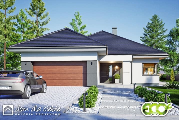 Laura II z garażem 2st. - wizualizacja 2