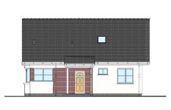 Projekt domu Perełka 2 - wariant C – wizualizacja