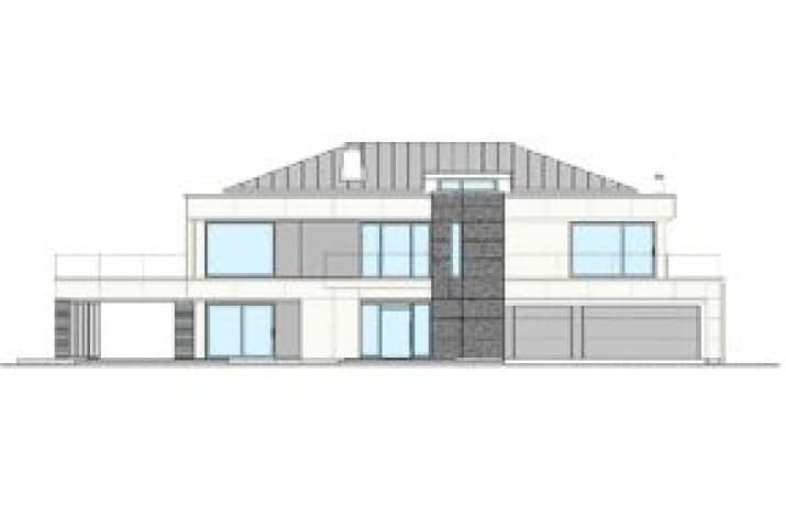 Projekt domu Willa Floryda 5 wariant B – wizualizacja