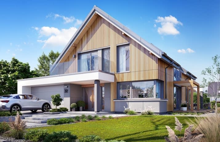 Projekt domu Amber 4 – wizualizacja 1
