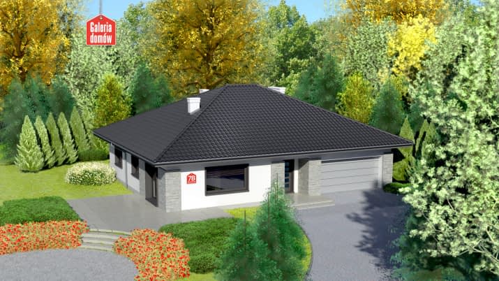 Dom przy Słonecznej 7 bis - wizualizacja 1