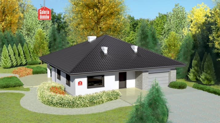 Dom przy Rubinowej 3 bis - wizualizacja 1