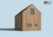 MOCA 2 C szkielet drewniany dom całoroczny, mieszkalny z pompą ciepła i podłogówką - wizualizacja 5