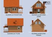 ORLEAN 2 dom letniskowy z poddaszem - wizualizacja 6