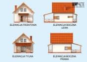 ORLEAN 3 dom letniskowy z poddaszem - wizualizacja 6