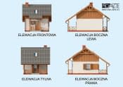 LUIZJANA dom letniskowy z poddaszem - wizualizacja 6