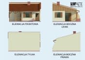LUBLANA szkielet drewniany dom letniskowy - wizualizacja 3