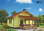 MARMARIS dom letniskowy szkielet drewniany - wizualizacja 6