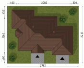 D172 - Zbigniew z garażem WT2021 - wizualizacja 10