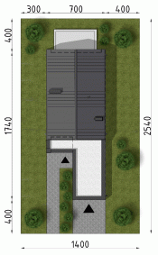 D427 - z garażem WT2021 - wizualizacja 9