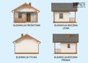 HAGA dom letniskowy szkielet drewniany na zgłoszenie do 35m2 - wizualizacja 4