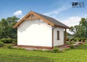 HAGA dom letniskowy szkielet drewniany na zgłoszenie do 35m2 - wizualizacja 6