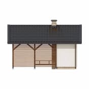 AL2 - Altana z grillem - wizualizacja 7