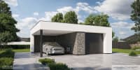 Garaż HOMEKONCEPT G 06 - wizualizacja 3